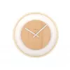 NeXtime laikrodis Wood Loop 3046, Ø30 cm, sieninis, medinis