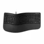 Ergonomiška klaviatūra BE išdėstymas Azerty juoda BE Layout