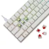 Laidinis mechaninis klaviatūra White Shark Shinobi-2 (GK-004211) — US išdėstymas, raudoni jungikliai, balta