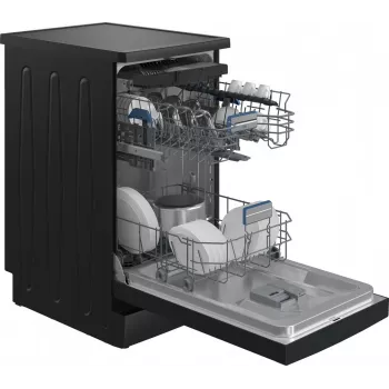 Įmontuojama indaplovė BEKO BDFS26123AQ, 45 cm, 10 komplektų, 49 dB, antracitas