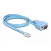 DeLOCK Adapter RS-232 DB9 vyriškas į RJ45 vyrišką 1m