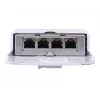 Switch UBIQUITI NanoSwitch Gigabit Ethernet PoE, 4x Gigabit RJ-45, 4x PoE prievadai, 36W biudžetas, 24V DC