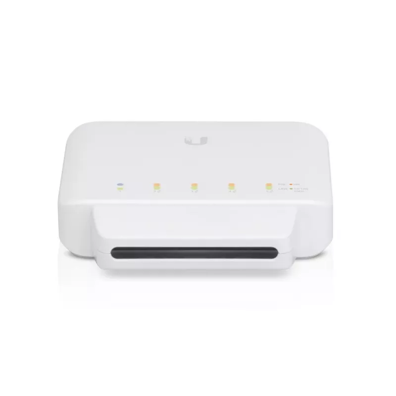 Ubiquiti UniFi Switch Flex (3 vienetų pakuotė) Valdomas L2 Gigabit Ethernet jungiklis su PoE, baltas