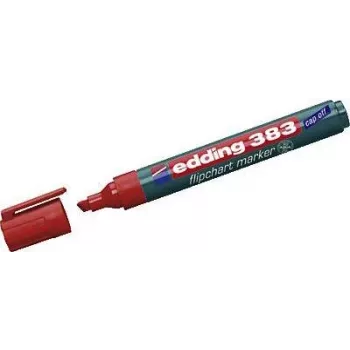 Markeris Edding e-383 10 vnt Raudoni