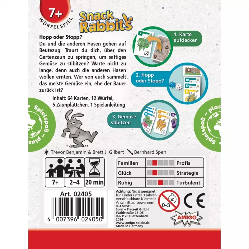 Snack Rabbits – Kauliukų žaidimas