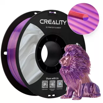3D spausdintuvo filamentas Creality CR-Silk PLA 1,75 mm 1 kg – Rožinė violetinė