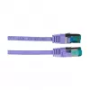 EFB-Elektronik RJ45 Patch Laidas Cat.6A S/FTP LSZH Violetinis 0,5m (MK6001.0,5VI)
