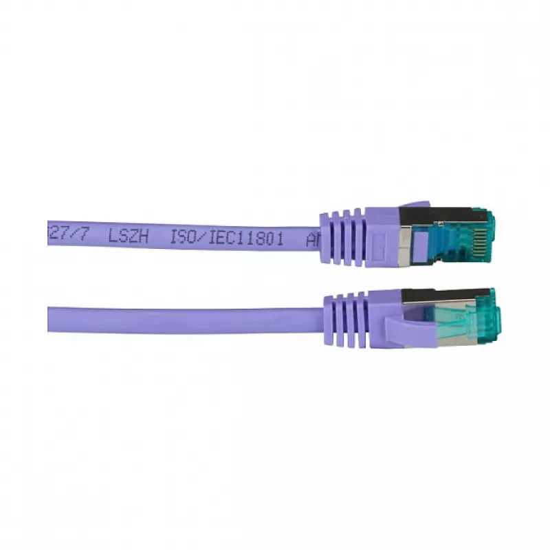 EFB-Elektronik RJ45 Patch Laidas Cat.6A S/FTP LSZH Violetinis 0,5m (MK6001.0,5VI)