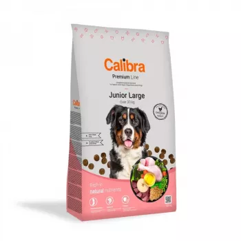 CALIBRA Premium Line Junior Large Chicken - sausas šunų ėdalas - 12kg