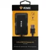 Yenkee YHB 4341BK 4 prievadų USB 3.0 šakotuvas su micro USB maitinimo įėjimu