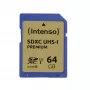 Intenso 64GB SDXC UHS-I Class 10 atminties kortelė 3421490