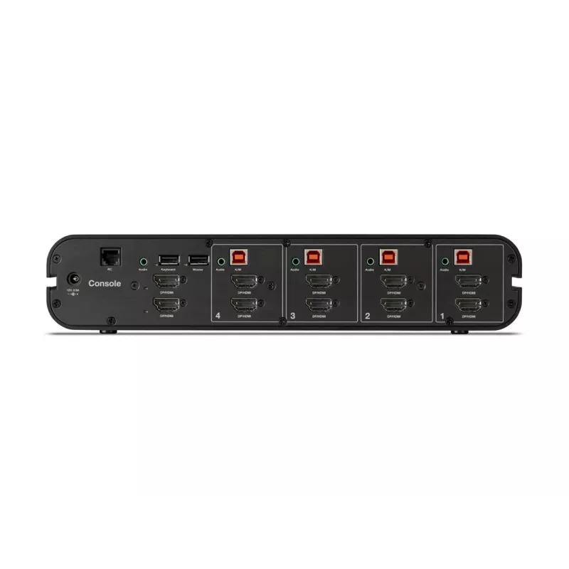 KVM jungiklis Belkin F1DN204KVM-UNN4 HDMI 4K USB montavimui į stelažą