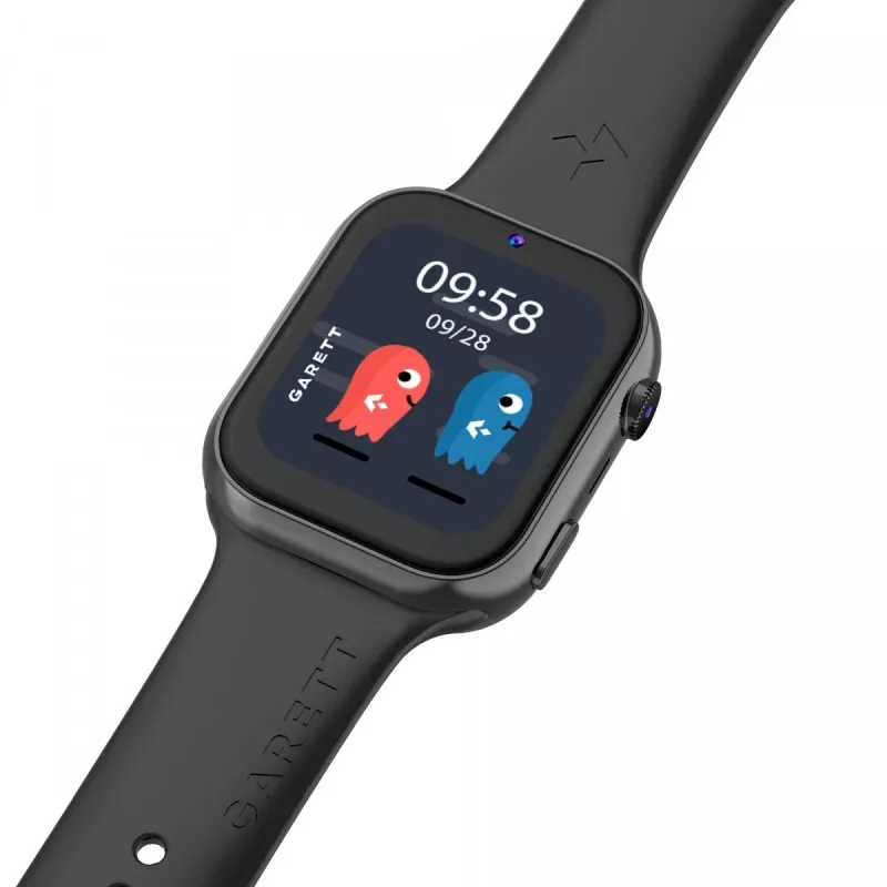 Garett Kids Twin 2 4G Black – išmanusis vaikų laikrodis