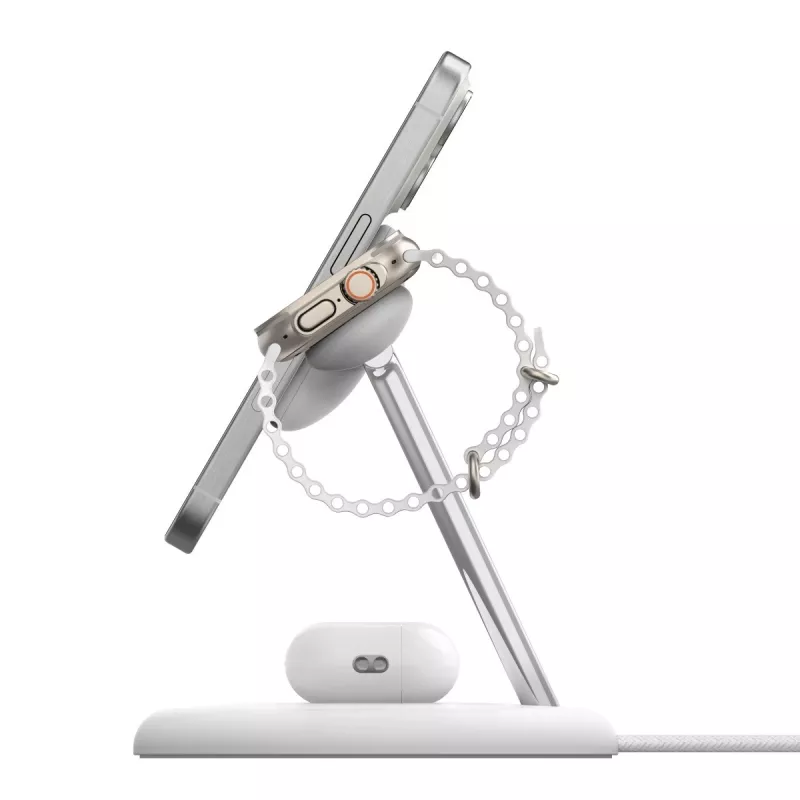 Belkin WIZ023VFBK belaidis įkroviklis ausinėms, išmaniajam telefonui ir išmaniajam laikrodžiui, juodas, USB, 15 W