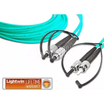 Lightwin LDP-50 FC-ST 5.0 OM3 šviesolaidinis kabelis 5 m, vandens spalvos