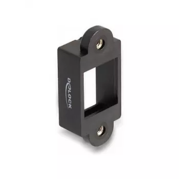 DeLOCK Keystone laikiklis užspaudžiamas rėmelis juodas 18mm x 40mm x 10mm