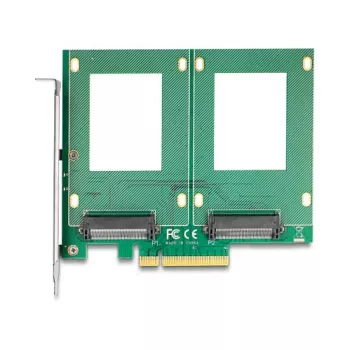 Vidinė U.2 adapterio kortelė DeLOCK 90162 PCIe sąsaja su LED indikatoriais