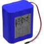 Ansmann 3S2P baterijų blokas 6x 18650 Laidas Li-Ion 10.8V 6700mAh (2447-3050-40)