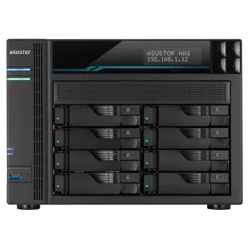 Asustor AS6508T NAS bokštas Intel Atom® C3538 8 GB DDR4 0 TB ADM juodas
