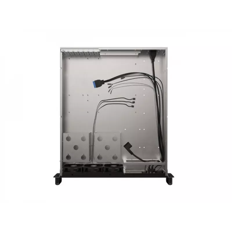 Lanberg SC01-5202-12B 2U juodas 19 inch stovo korpusas su 3 ventiliatoriais HDD+SSD