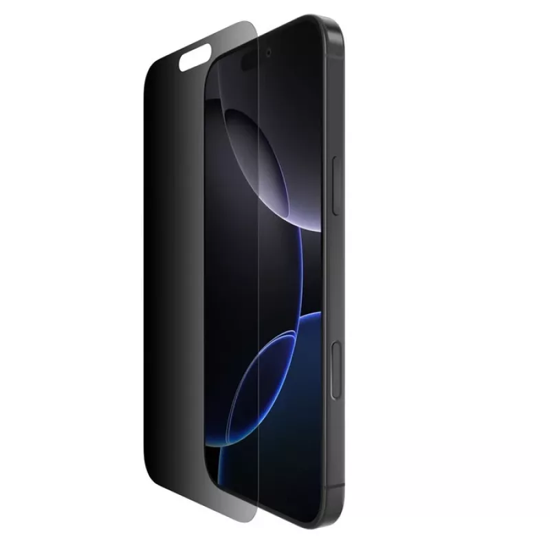 Belkin ScreenForce InvisiGlass ekrano apsauga su privatumo filtru, skirta Apple iPhone 16 Pro Max, OVA170hq
