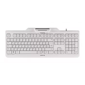 CHERRY KC 1000 SC klaviatūra su USB, Šveicariškas išdėstymas, Pilka