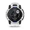 Išmanusis laikrodis GARMIN Instinct 2 45 mm, MIP 0,9 colio (176×176), GPS, Solar, Silikoninis dirželis Mėlyna/Balta
