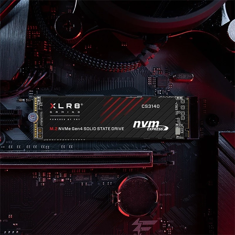 PNY XLR8 CS3140 1 TB M.2 PCI Express 4.0 NVMe 3D NAND vidinis SSD diskas