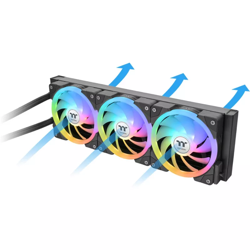 Skystas CPU aušintuvas THERMALTAKE MAGFloe 360 Ultra – 360 mm radiatorius, RGB ventiliatoriai