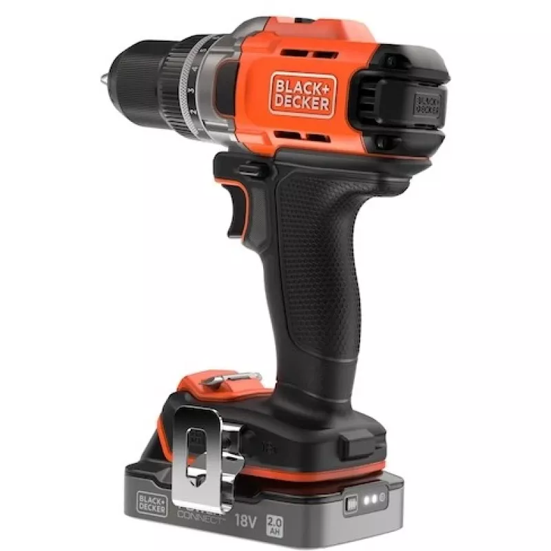 Belaidis gręžtuvas-suktuvas Black & Decker BCD382D1XK 18V 2Ah