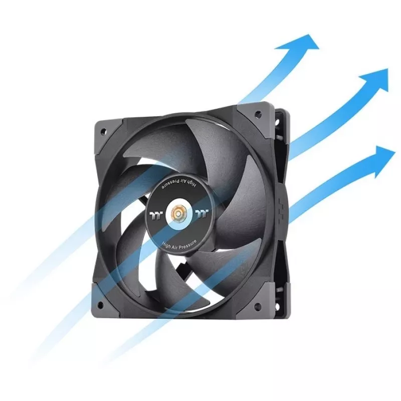 Thermaltake SWAFAN GT12 120mm korpuso ventiliatorius – juodas