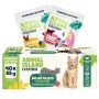 Šlapias kačių ėdalas animal island Everyday Jautienos ir vištienos filė sultinyje, 40×85 g multipack