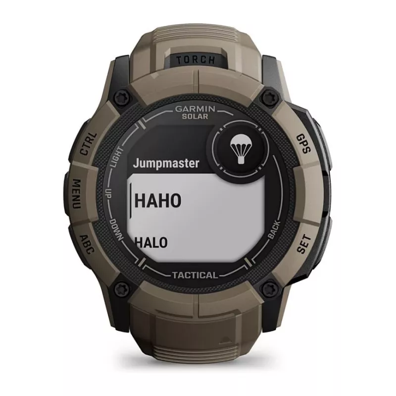 Garmin Instinct 2X Solar Tactical Edition laikrodis 2,79 cm (1,1 colio) MIP 50 mm skaitmeninis 176 x 176 pikselių liečiamas ekranas žalias GPS