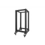 Atviras stovas LANBERG OR01-6822-B 22U, 600 mm x 800 mm, juodas, 600 kg