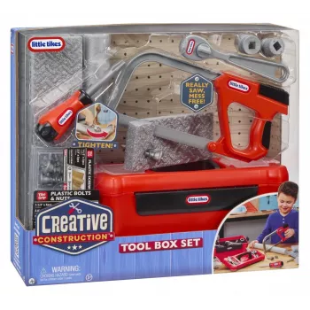 Little Tikes kūrybinis konstravimo įrankių dėžės rinkinys