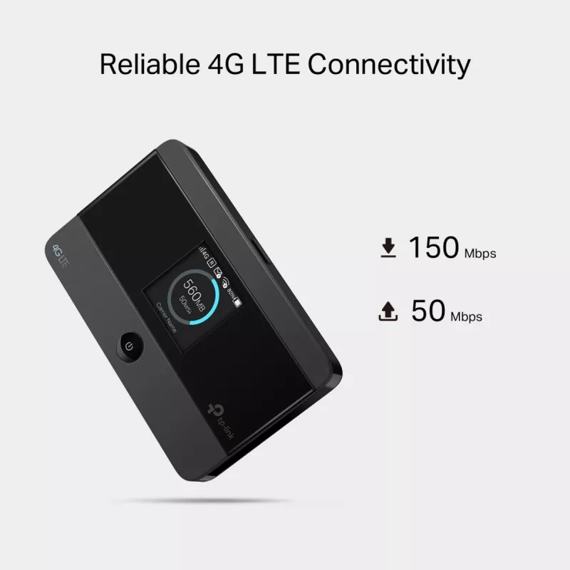 Nešiojamas 4G LTE maršrutizatorius TP-LINK M7352 150Mbps – belaidis viešosios prieigos taškas su microSD lizdu