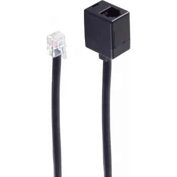 shiverpeaks BS70230-6/6 Telefono kabelis 10 m Juodas (BS70230-6/6)