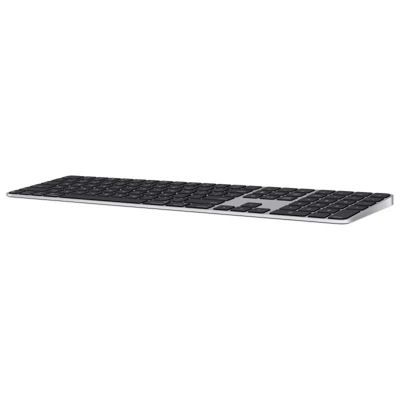 Apple Magic Keyboard su Touch ID ir skaitmeniniu bloku, USB + Bluetooth, QWERTY JAV anglų, juoda MXK83LB/A