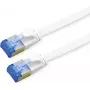 VALUE Patch Cable Cat.6A (Class EA) FTP, itin plokščias, baltas, 1,5 m (21.99.2164)