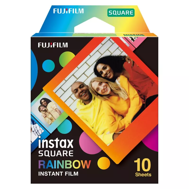 Fujifilm SQUARE Rainbow momentinė juosta kvadratiniams fotoaparatams 10 vnt.