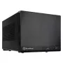 Korpusas SilverStone SUGO 13 – Mini-DTX – be maitinimo šaltinio (AT/PS/2) – juodas – USB/Garsas (SST-SG13B-Q)