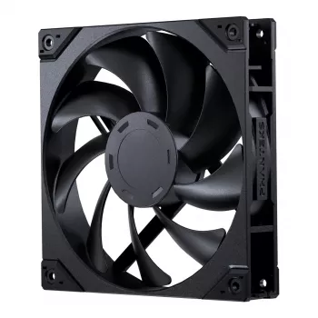 Phanteks M25 Gen2 140mm PWM korpuso ventiliatoriai – 3 vienetų rinkinys, juodi