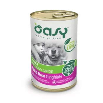 Oasy One Protein suaugusiems šunims vidutinių/didelių veislių su šerniena 400g