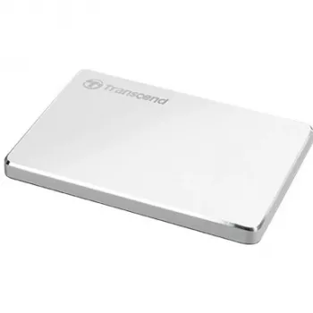 Išorinis kietasis diskas Transcend StoreJet 25C3S, 1TB, 2,5 colio, USB 3.2 Gen 1, sidabrinis