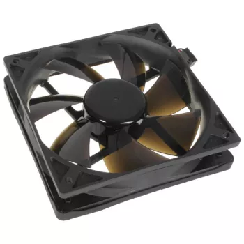 Kompiuterio korpuso ventiliatorius NoiseBlocker BlackSilentPro PLPS 120 mm, 1500 RPM, 100 m³/h, 4,5 V, juodas