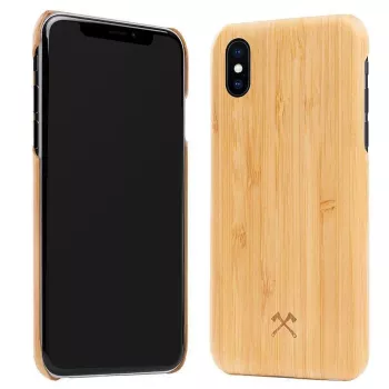 Woodcessories Slim Case iPhone Xs Max – natūralaus bambuko dėklas