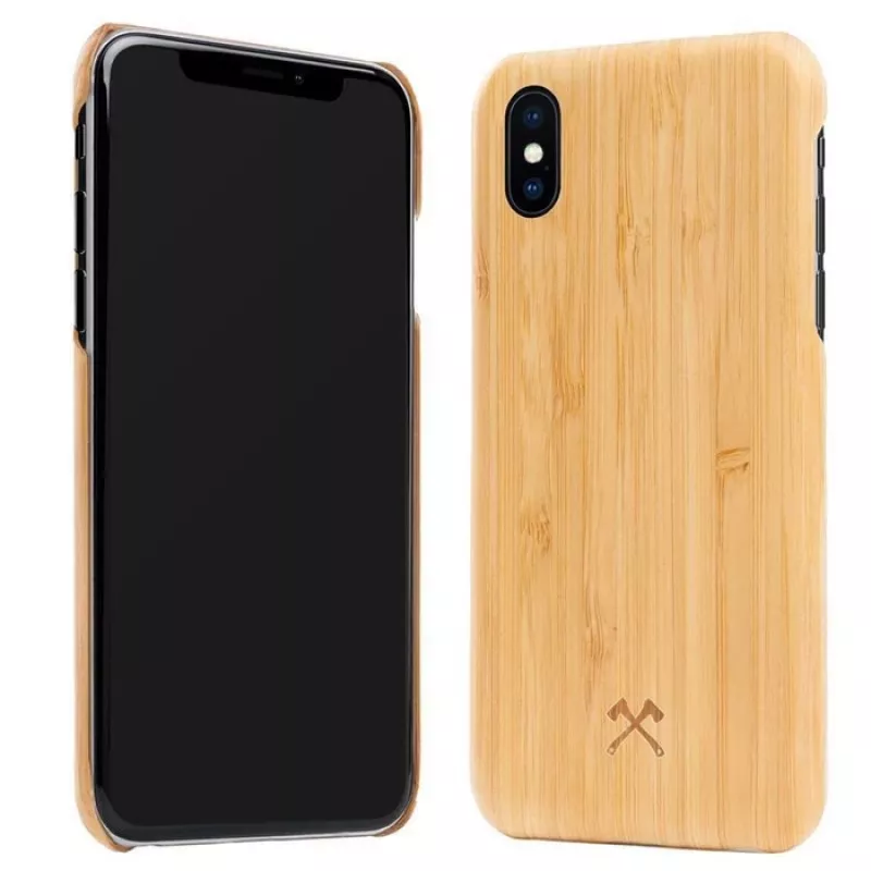 Woodcessories Slim Case iPhone Xs Max – natūralaus bambuko dėklas