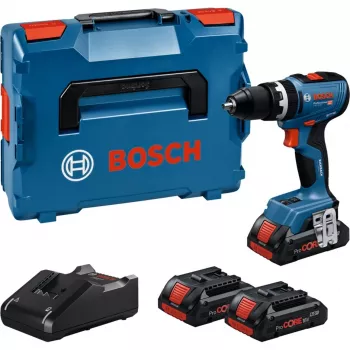 Belaidis smūginis veržliasukis Bosch GSB 18V-65 su 2x 4,0 Ah baterijomis