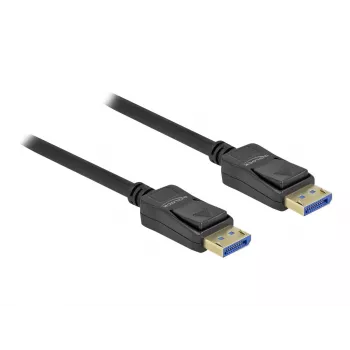Delock DisplayPort kabelis - DisplayPort (vyriškas) į DisplayPort (vyriškas) - DisplayPort 2.0 - 1,0 m - Palaiko 10K 60 Hz (10 240 x 4320) - Juodas (80261)