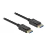 Delock DisplayPort kabelis - DisplayPort (vyriškas) į DisplayPort (vyriškas) - DisplayPort 2.0 - 1,0 m - Palaiko 10K 60 Hz (10 240 x 4320) - Juodas (80261)